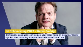 Live HJ Schoolezing 2024 door Pieter Omtzigt  maandag 2 september vanaf 2000 uur [upl. by Mor]