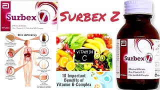 Surbex Z Capsules uses in Urdu Hindi  Vitamins [upl. by Tillford]