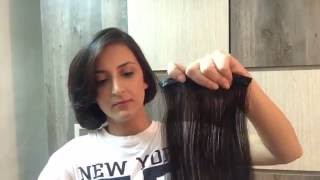 How to wear Clip On Hair Extensions  by Velvet Extensions India [upl. by Iznekcam]