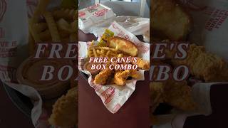 How to get a FREE Box Combo at Canes [upl. by Mcconaghy72]