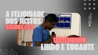 A FELICIDADE dos JUSTOS  Edilan Santos [upl. by Asabi940]