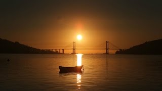 Puesta de sol en la Ría de Vigo [upl. by Hirai]