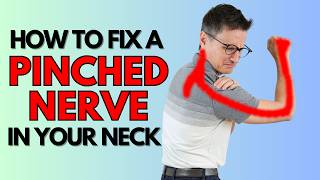 How to Fix a Pinched Nerve in Your Neck amp Shoulder Blade  Nerve Flossing  Dr Jon Saunders [upl. by Bisset998]