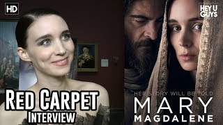 Rooney Mara  Mary Magdalene Red Carpet Interview [upl. by Nickelsen]