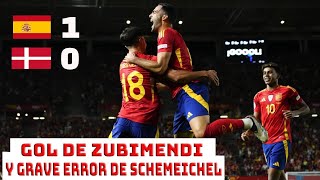 ¡ESPAÑA TRIUNFA Dinamarca 10 Reacciones y Goles [upl. by Stegman]