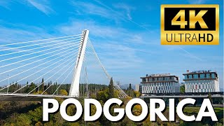 Walking Tour  Podgorica 🇲🇪【4K】Experience Montenegro [upl. by Yssirhc]