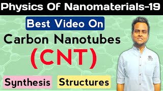 Carbon NanotubesCNT In Hindi  Synthesis Of CNT  Structures Of CNT [upl. by Neelrihs]