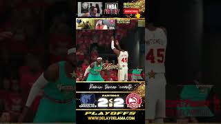 highlights REMIX TERCER CUARTO 4 FINALS5 MEM vs ATL 22 nba shorts delaydelama [upl. by Dlonyer]