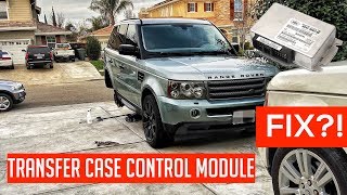 Range Rover Sport Transfer Case Control Module FIX  HDC Fault Transmission Fault [upl. by Niwrehs]