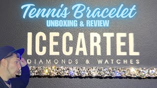 🔥 ICECARTEL 5mm Moissanite Tennis Bracelet Unboxing amp Review icecartel [upl. by Silvanus]