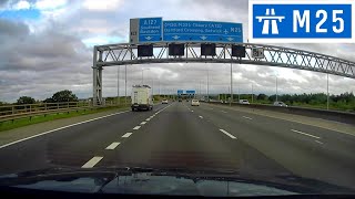 M25 London Orbital Motorway  J28 Brentwood A12 to J29 Cranham A127 [upl. by Alisia]