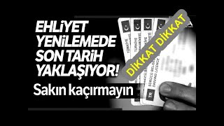 Ehliyet Yenileme Nasıl Yapılır Kısa ve Net [upl. by Krys]