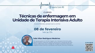 Curso de Técnicas de Enfermagem em Unidade de Terapia Intensiva Adulto [upl. by Olsewski]