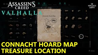 Connacht Hoard Map AC Valhalla Treasure Location [upl. by Enitsrik]