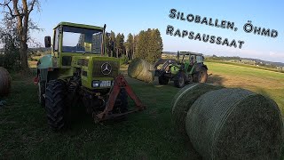 23 Schnitt  Siloballen  Öhmd  Raps säen  Farmvlog56 [upl. by Nosirb]