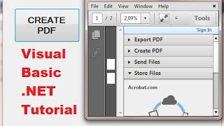 Visual Basic NET Tutorial 47  iTextSharp  How to create PDF file in VBNET [upl. by Herby304]