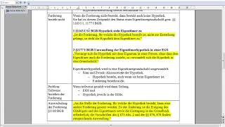 10 Ersterwerb einer Hypothek Schema Â§Â§873 1113 BGB [upl. by Erasme593]