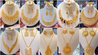 Latest new gold necklace set design 2024bridal gold necklace set design [upl. by Aileon]