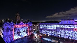 Lyon  la Fête des lumières sous haute sécurité [upl. by Barthold135]