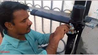 How to install KRONO KR300 automatic swing gate opener CAME CYBER TECH [upl. by Neelav]