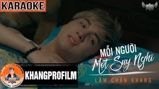 KARAOKE MỖI NGƯỜI MỘT SUY NGHĨ  BEAT GỐC  LÂM CHẤN KHANG [upl. by Wong]