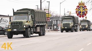 Canadian Forces  Essex amp Kent Scottish Regiment Student Driver Convoy [upl. by Aloivaf845]