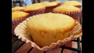 How to make Moist and Fluffy Vanilla Cupcakes [upl. by Aerdno]