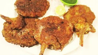 Lamb Chop Fry Mutton Chaap Fry Recipe  मटन चॉप फ्राई आसान तरीक़ा [upl. by Emyaj]