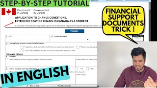 HOW TO APPLY TO EXTEND STUDY PERMIT INSIDE CANADA  STEPBYSTEP TUTORIAL  ENGLISH  CANADA [upl. by Riki]