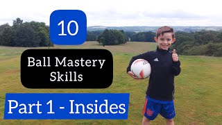 10 Ball Mastery Skills For Kids  U5 U6 U7 U8 U9 Ball Mastery   Football Coaching for Kids [upl. by Rihat206]