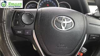 Pre Drive Test and Car Controls VicRoads Driving Test in Toyota Corolla 2015 [upl. by Grayson]