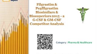 Filgrastim amp Pegfilgrastim Biosimilars amp Biosuperiors 2015  a GCSF amp GMCSF Competitor Analysis [upl. by Aramois]