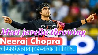 Neeraj Chopra Already A Superstar  Paris Olympics 2024 olympics2024 [upl. by Jsandye]