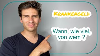 Krankengeld  Was bekommst Du bei einer Arbeitsunfähigkeit Krankschreibung [upl. by Aronoh]