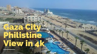 Gaza City Palestine Drone View 2021 [upl. by Tamiko]