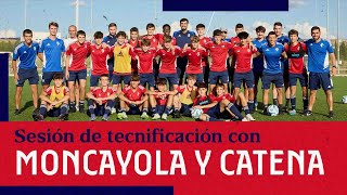 Jornada de tecnificación de Jon Moncayola y Alejandro Catena en Tajonar  Club Atlético Osasuna [upl. by Alauqahs]