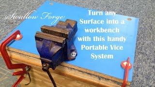 Build a versatile removable Vice vise Mount  Swallow Forge No 21 [upl. by Jaquith]