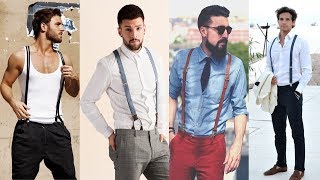 Mens Suspenders  Men with Suspenders [upl. by Seadon]