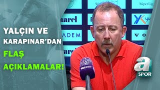 Beşiktaş 2  0 Fenerbahçe Sergen Yalçın Ve Tahir Karapınar Maç Sonu Basın Toplantısı Düzenledi [upl. by Aicilav]