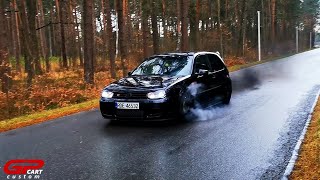 VW GOLF IV 19TDI 280HP 550NM  PROMO VIDEO  ACCELERATION  EXHAUST SOUND  DIESEL STRAIGHT PIPE [upl. by Eradis]