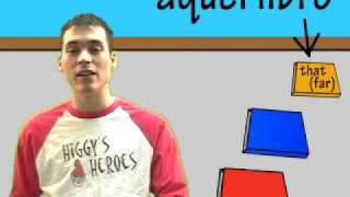 02 Spanish lesson  Demonstrative adjectives part 1 this amp that [upl. by Anileda]