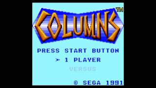 Columns Game Gear  BGM 04 Gameplay Theme C [upl. by Nerhe]