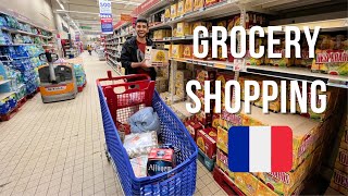 GROCERY SHOPPING IN FRANCE 🇫🇷 Where FRANCE gets CHEAPEST WINE for ₹300 [upl. by Eisac]