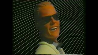 The Max Headroom Show 1985 The Golf Episode amp Last Show Intro inc Adverts [upl. by Dronel]