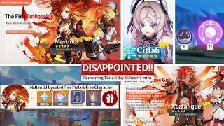 NEW UPDATE Unexpected 51 BAD NEWS For F2P Mavuika Xbalanque Info amp Citlali Kit  Genshin Impact [upl. by Clarisse]