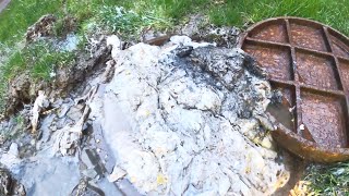 MASSIVE HOSPITAL SEWER CLOG BABY WIPES  Ep 58 Drain Pros [upl. by Bergquist]