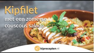 Kipfilet met een zomerse couscous salade [upl. by Htiel]