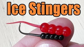 Ice Stingers  Segmented Micro Soft Plastic Ice Fishing Bait [upl. by Ddej836]