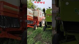 COMBINE HARVESTER DASMESH 9100 SHORTS VIRAL VIDEO NEW [upl. by Anaibib]