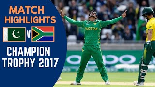 South Africa vs pakistan champions trophy 2017 final highlights [upl. by Ydroj]